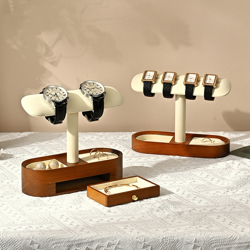 Oirlv خشب متين ساعة منظم الرف  - مراجعة Watch Display Box وسعره