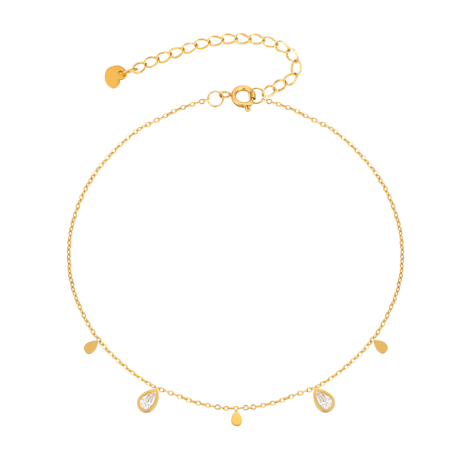 خلخال الزركون على شكل قطرة ماء - مراجعة Jc Jewelry & Watches Photos وسعره
